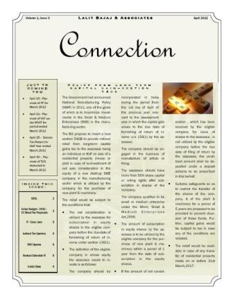 Newsletter April 2012
